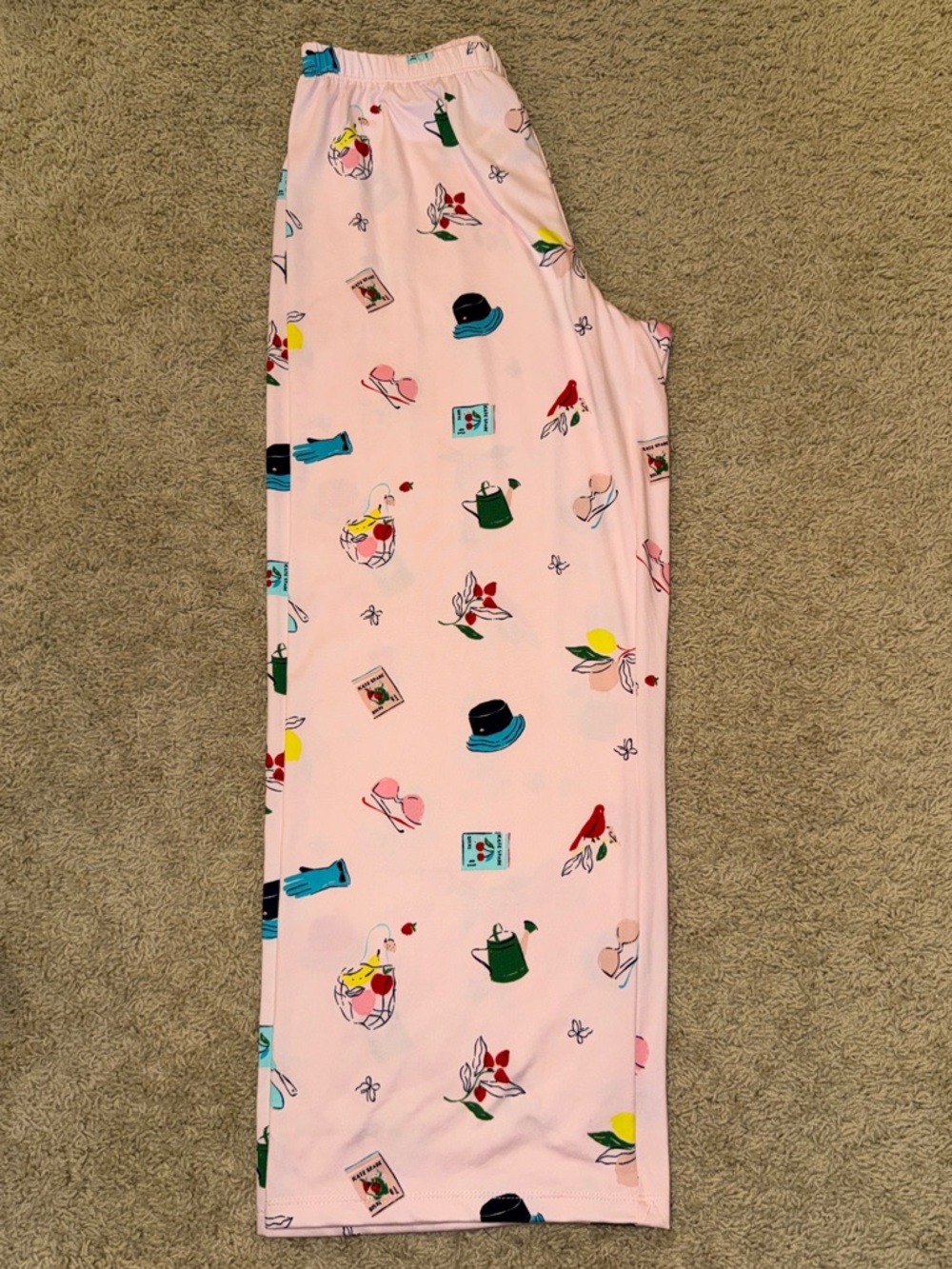 kate spade Light Pink Printed Two-Piece Pajama Set - Picture 11 of 13